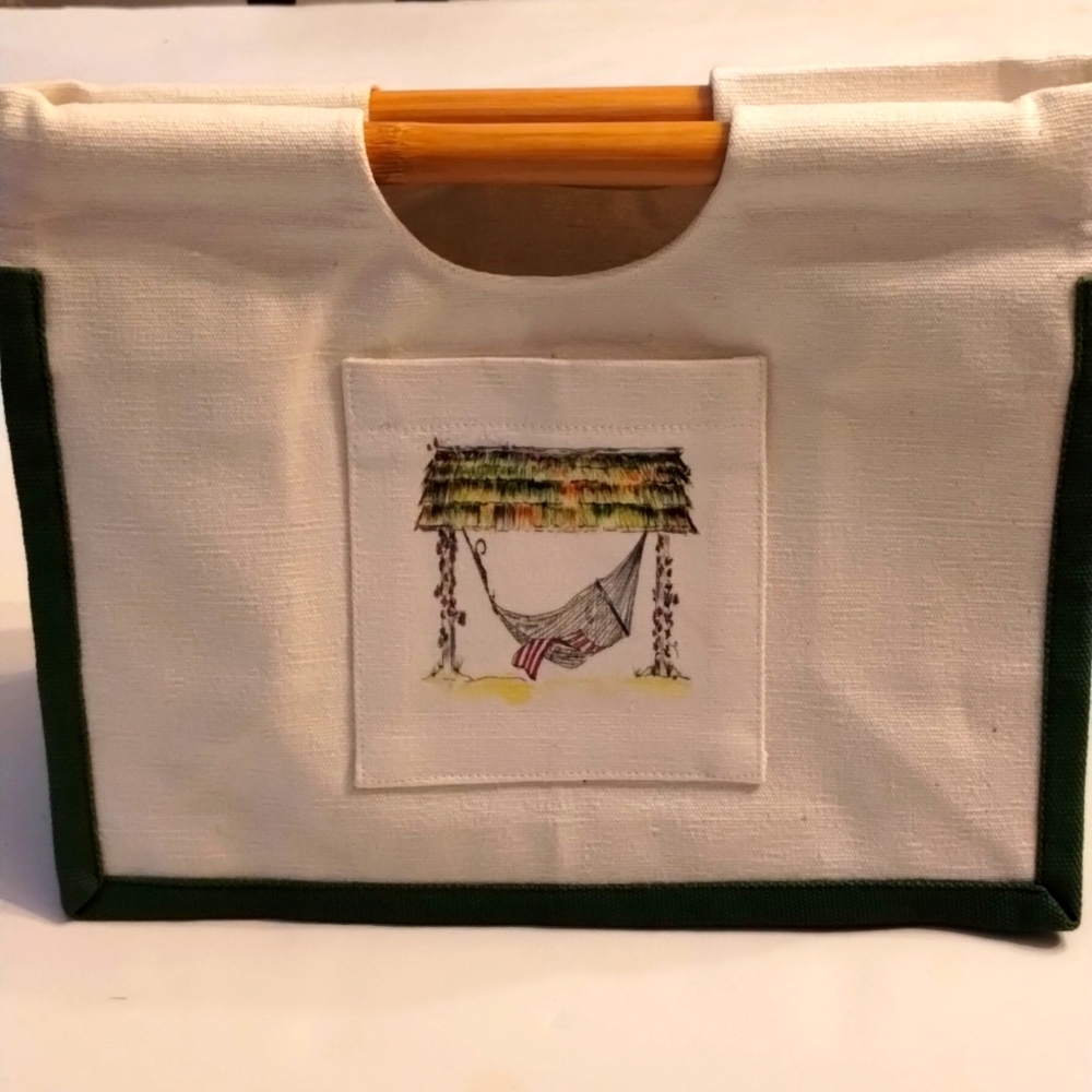Handcrafted Canvas Handbag